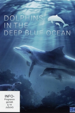 Dolphins in the Deep Blue Ocean-full